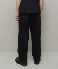 DENIM FAUX STITCH CARPENTER PANT
