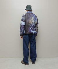 DENIM FAUX STITCH CARPENTER PANT