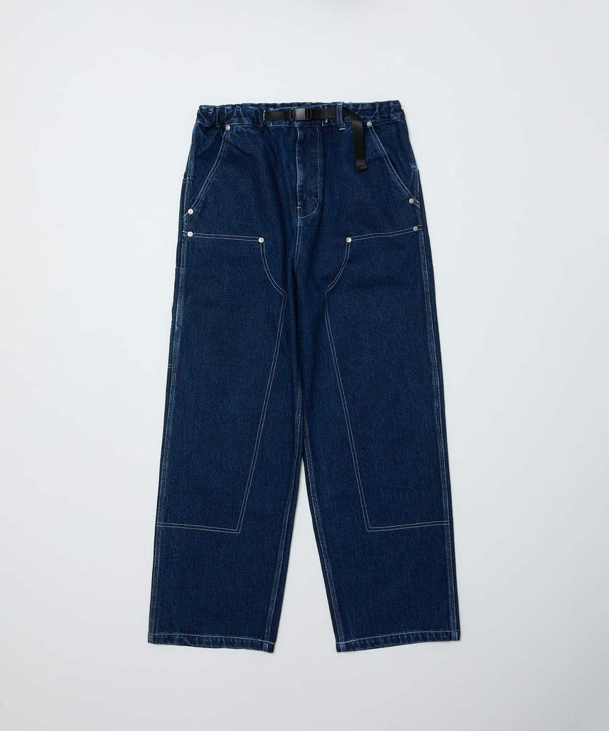 DENIM FAUX STITCH CARPENTER PANT