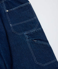 DENIM FAUX STITCH CARPENTER PANT