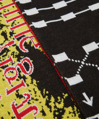 JACQUARD KNIT SOCCER SCARF