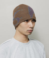JACQUARD SOFT BEANIE HAT