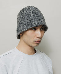MIXED HAND KNIT BUCKET HAT