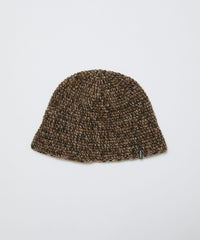 MIXED HAND KNIT BUCKET HAT