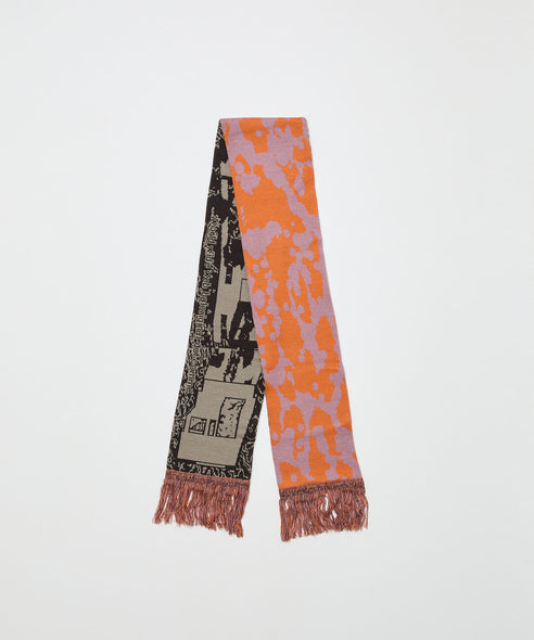 JACQUARD KNIT SOCCER SCARF