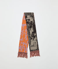 JACQUARD KNIT SOCCER SCARF