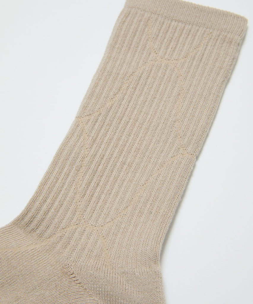 JACQUARD SOLID SOCKS