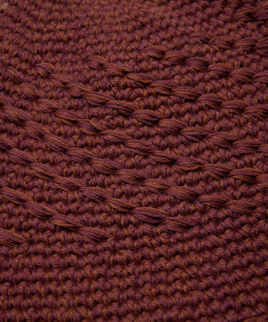 MIXED HAND KNIT BUCKET HAT