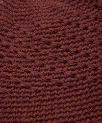 MIXED HAND KNIT BUCKET HAT