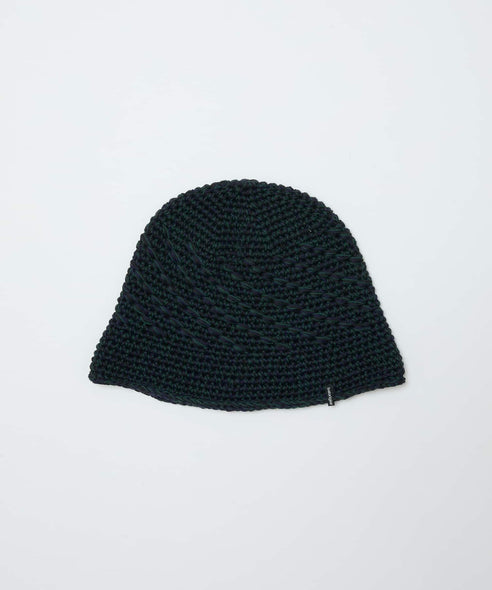 MIXED HAND KNIT BUCKET HAT