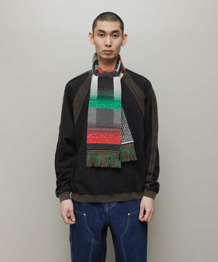 JACQUARD KNIT SOCCER SCARF