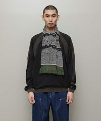 JACQUARD KNIT SOCCER SCARF