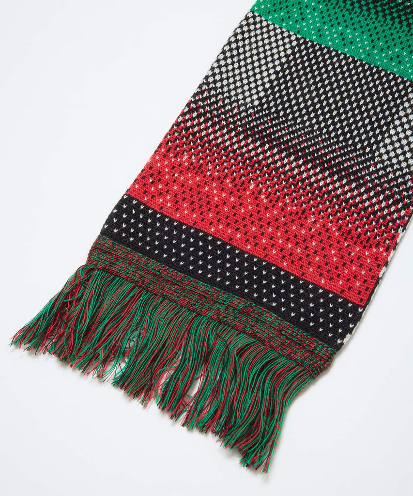 JACQUARD KNIT SOCCER SCARF