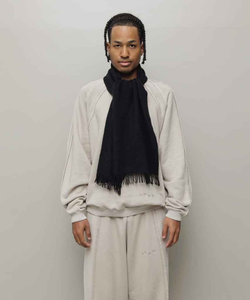 100%CASHIMERE KNIT SCARF