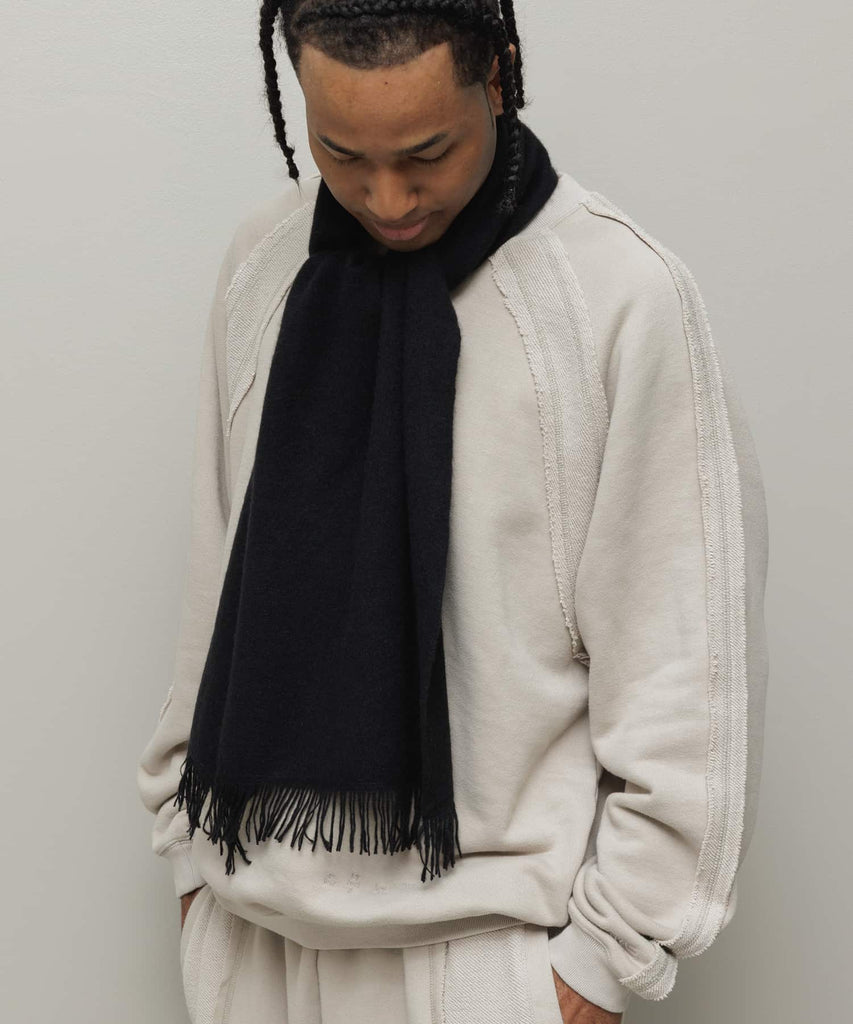100%CASHIMERE KNIT SCARF