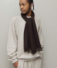 100%CASHIMERE KNIT SCARF