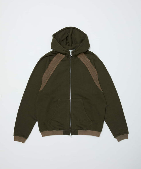 bal / BIKE ATHLETIC POLY COTTON ZIP HOODIE