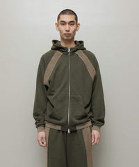 bal / BIKE ATHLETIC POLY COTTON ZIP HOODIE