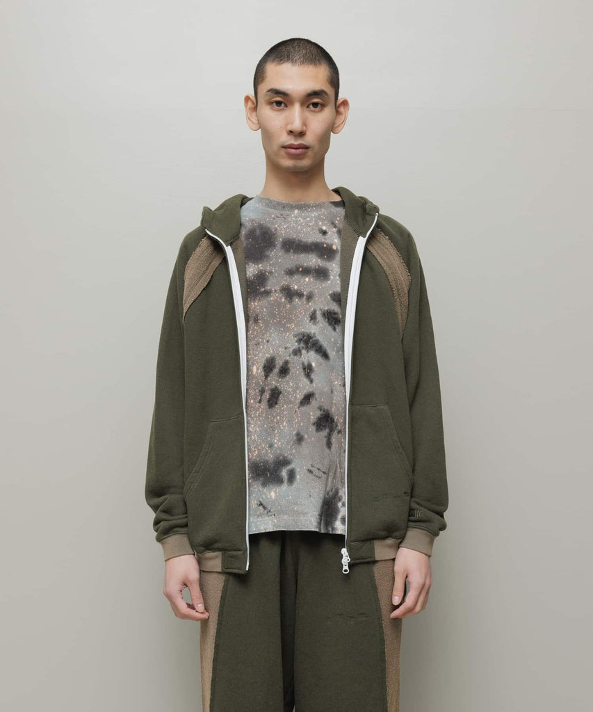bal / BIKE ATHLETIC POLY COTTON ZIP HOODIE