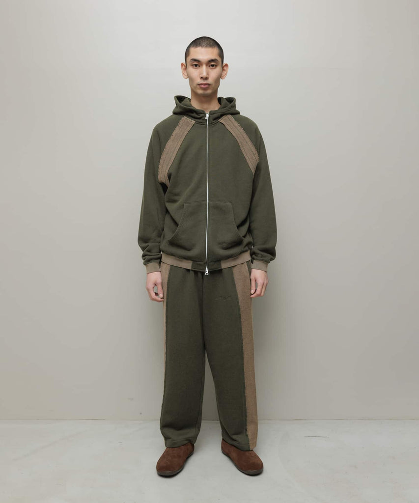 bal / BIKE ATHLETIC POLY COTTON ZIP HOODIE