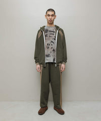 bal / BIKE ATHLETIC POLY COTTON ZIP HOODIE