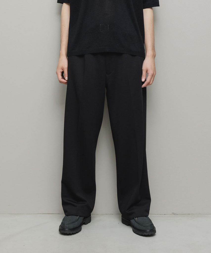 bal / FARAH WASHABLE WOOL WIDE TAPERED EASY PANT