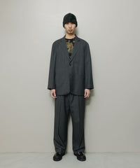 BAL / FARAH WASHABLE WOOL WIDE TAPERED EASY PANT