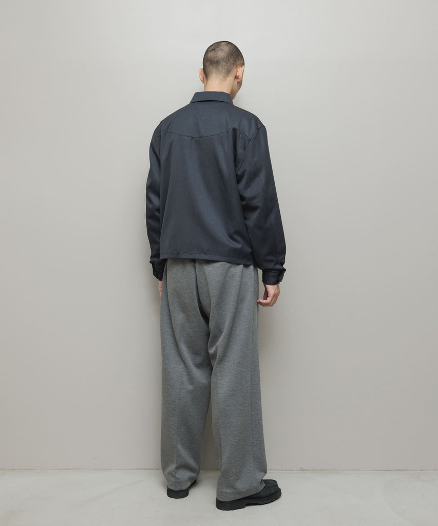 bal / FARAH WASHABLE WOOL WIDE TAPERED EASY PANT