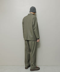 BAL / FARAH WASHABLE WOOL WIDE TAPERED EASY PANT