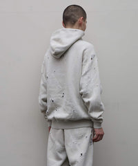 BAL / RUSSELL DISTRESSED ATHLETIC HEAVY COTTON HOODIE