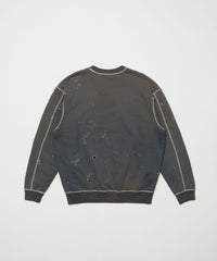 BAL / RUSSELL DISTRESSED ATHLETIC HEAVY COTTON CREW