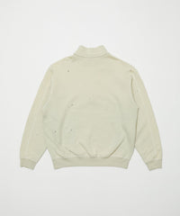 BAL / RUSSELL DISTRESSED ATHLETIC HEAVY COTTON HALF ZIP