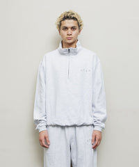 BAL / RUSSELL ATHLETIC HEAVY COTTON HALF ZIP