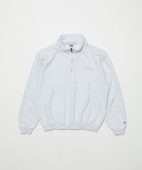 BAL / RUSSELL DISTRESSED ATHLETIC HEAVY COTTON HALF ZIP