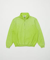 BAL / RUSSELL DISTRESSED ATHLETIC HEAVY COTTON HALF ZIP