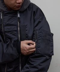 BAL/SPIEWAK DOUBEL ZIP BOMBER JACKET