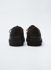 BAL/TOMO&CO WAX LEATHER COMMAND SOLE DERBY SHOE